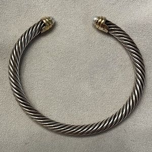David Yurman Cable Classic Bracelet with Pearl
